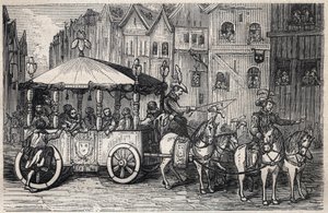 Tod von Heinrich IV.: Ermordung von Heinrich IV. am 14. Mai 1610 durch François Ravaillac von Artist Unknown