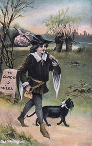 Dick Whittington auf dem Weg nach London
