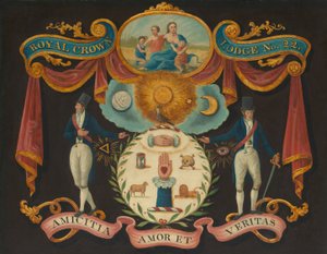 Embleme für Royal Crown Lodge Nr. 22
