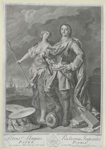 Kaiser von Russland Peter I. der Große von Artist Unknown