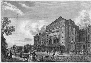 Außenansicht des Operntheaters in Paris, Boulevard Saint Martin von Artist Unknown