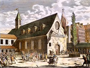 Französische Revolution: Schließung des Saals der Jakobiner in der Nacht vom 27. auf den 28. Juli 1794 von Artist Unknown