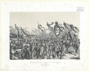 Begräbnis der am 13. und 14. März 1848 Gefallenen von Artist Unknown