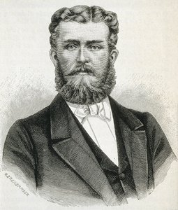 HOHENZOLLERN-SIGMARINGEN, Leopold (1835-1905). Bruder von König Carol I. von Rumänien und Vater des zukünftigen Königs Ferdinand von Rumänien. Gravur von Artist Unknown