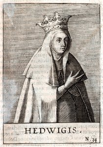Jadwiga von Polen (Gravur) von Artist Unknown