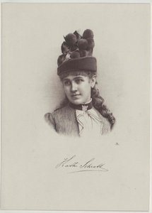 Katharina Schratt (Druck) von Artist Unknown