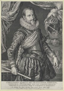 König von Dänemark Christian IV von Artist Unknown