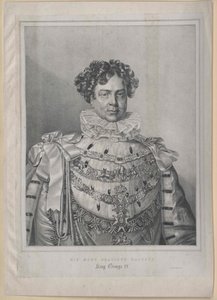 König von England Georg IV. von Artist Unknown