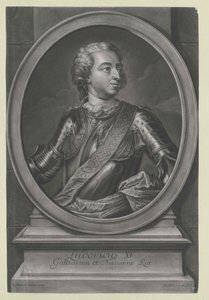 König von Frankreich Ludwig XV von Artist Unknown