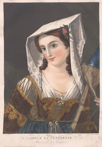 Adele La Venitienne, lebte im 16. Jahrhundert von Artist Unknown