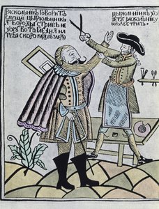 Peter I „der Große“ (Farbstich) von Artist Unknown