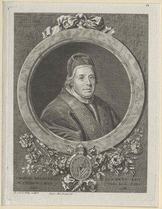 Papst Clemens XIII (Druck) von Artist Unknown