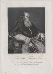 Papst Paul III. von Artist Unknown