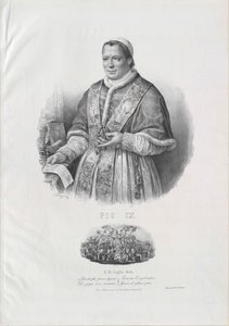 Papst Pius IX von Artist Unknown