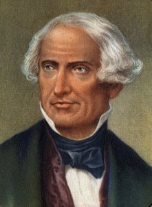 Porträt des amerikanischen Erfinders Samuel Finley Breese Morse. von Artist Unknown