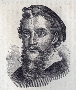Porträt von Antonio Allegri - Correggio (Stich) von Artist Unknown