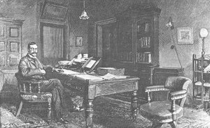 Porträt von Arthur Conan Doyle (Stich)