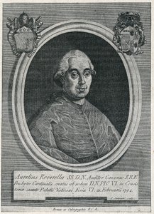 Porträt von Aurelio Roverella, italienischer Kardinal des 18. Jahrhunderts von Artist Unknown