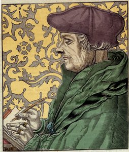 Porträt von Didier Erasme (Erasmus von Rotterdam) (1469 - 1536), niederländischer Humanist.