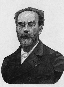 Porträt von Gabriel Lippmann, französischer Physiker, der zur Erfindung der Farbfotografie beitrug. von Artist Unknown