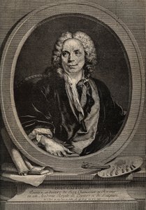 Porträt von Louis Galloche, französischer Maler von Artist Unknown