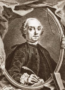 Porträt von Pietro Chiari, italienischer Dramatiker, Romanautor und Librettist von Artist Unknown