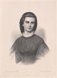 Prinzessin in Bayern-Gelnhausen Marie (Druck) von Artist Unknown