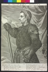 Römischer Kaiser Claudius von Artist Unknown