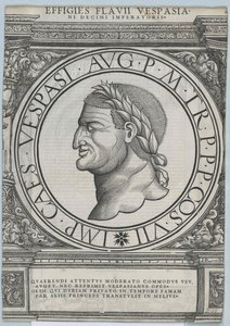 Römischer Kaiser Vespasian von Artist Unknown