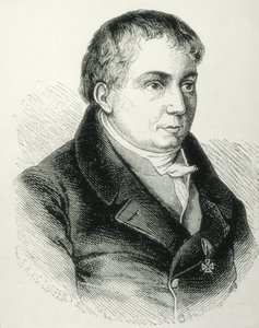 SCHLEGEL, Friedrich von (1772-1829). Deutscher Dichter, Kritiker und Gelehrter. Kritischer Führer der deutschen Romantik. Gravur