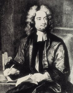 SWIFT, Jonathan (1667-1745). Irischer Geistlicher und satirischer Schriftsteller. Porträt als Dekan der St. Patrick
