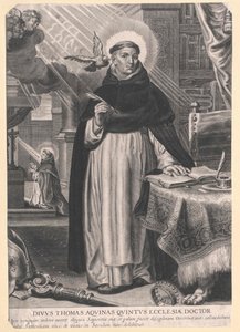 Heiliger Thomas von Aquin von Artist Unknown