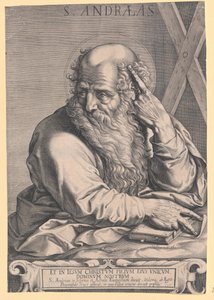 Heiliger Apostel Andreas von Artist Unknown