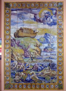 Die Arche Noah nach der Sintflut (Keramik) von Artist Unknown