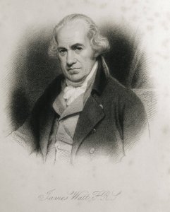 James Watt (1736-1819). Porträt von James Watt. Gravur