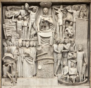 Faschistische Gerechtigkeit: „Gerechtigkeit sitzt auf dem Stamm des Baums der Erkenntnis von Gut und Böse“