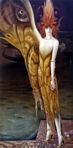 Porträt der Marchesa (Marquise) Luisa Casati (1881-1957), von Arturo Martini (1885-1947) im Jahr 1912 von Arturo Martini