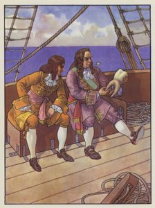 Illustration zu Gullivers Reisen von Jonathan Swift