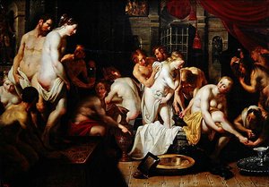 Esther im Frauenhaus von Ahasverus