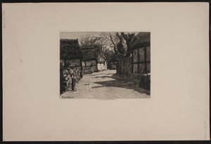 Eine Dorfstraße von Arvid Aae
