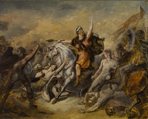 Die Schlacht bei Tolbiac von Ary Scheffer