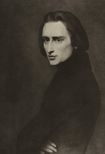 Franz Liszt, ungarischer Komponist von Ary Scheffer