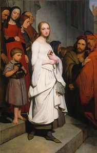Marguerite verlässt die Kirche