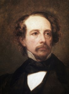Porträt von Charles Dickens, britischer Schriftsteller (Detail) von Ary Scheffer