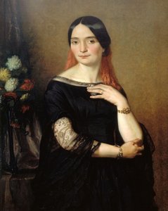 Porträt der Schauspielerin Mademoiselle Mars Anne Francoise Hyppolyte Boutet, 1779-1847