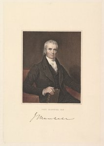 Oberster Richter John Marshall, 1833 von Asher Brown Durand