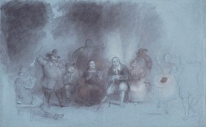 Tanz auf der Battery, ca. 1838