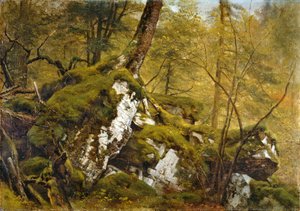 Studie eines Waldes, ca. 1855 von Asher Brown Durand