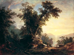Die Vesper des Indianers von Asher Brown Durand