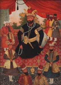 Nadir Shah Afshar und sein Hof